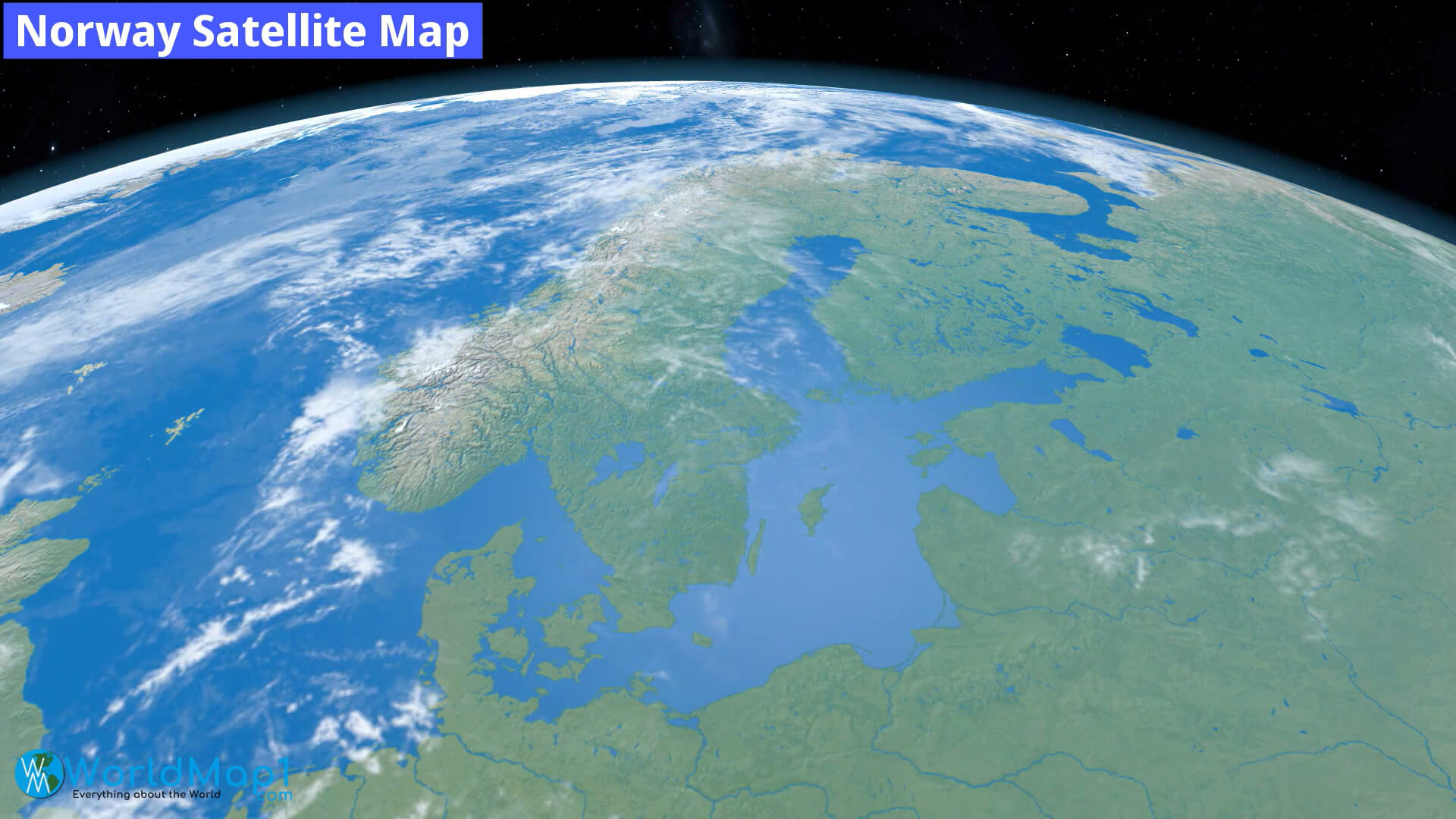 Norway Satellite View
